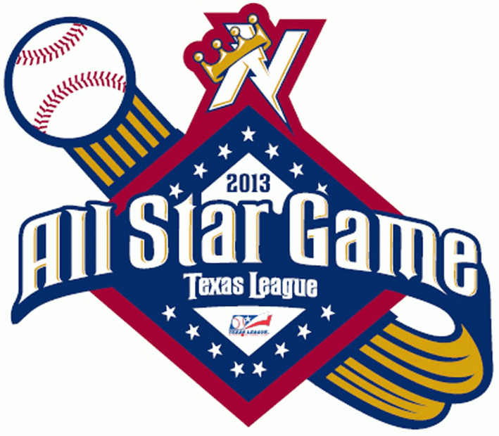 Texas League All-Star Game 2013 Primary Logo iron on heat transfer